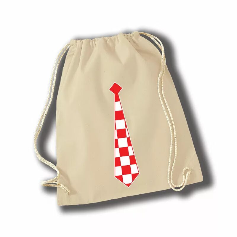 Navijačka kravata natural ruksak