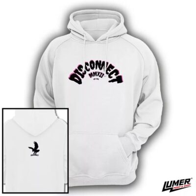 Disconnect MMXII bijeli hoodie
