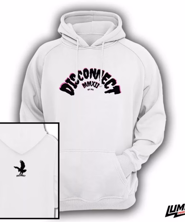 Disconnect MMXII bijeli hoodie