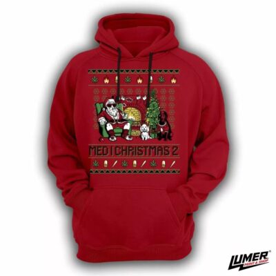 Med i Christmas 2 crveni Hoodie
