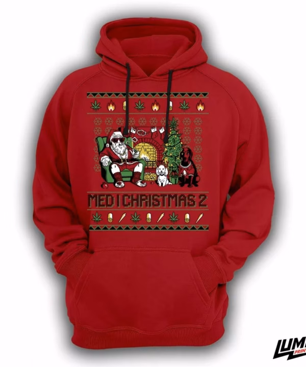 Med i Christmas 2 crveni Hoodie