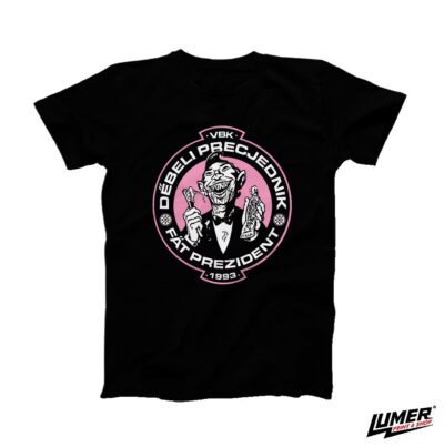 Debeli Precjednik T-Shirt pink logo