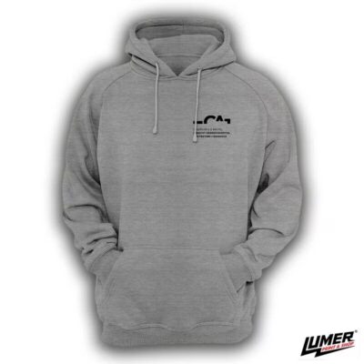 FGAG sivi hoodie mali logo