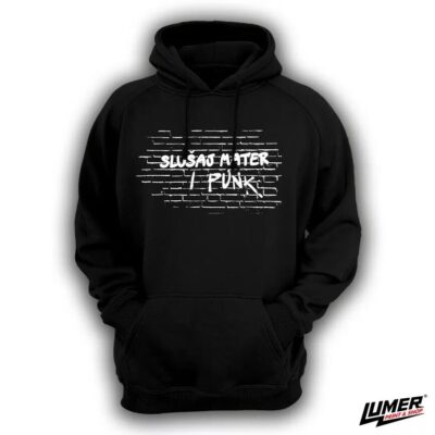 Slušaj Mater i Punk Crna Hoodie