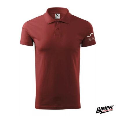 FGAG bordo polo majica logo na rukavu