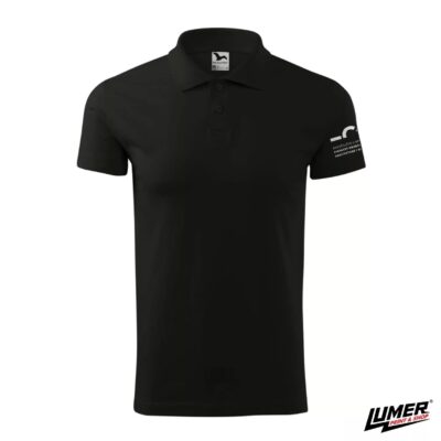 FGAG crna polo majica logo na rukavu