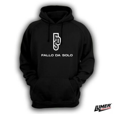 Fallo da solo crna Hoodie