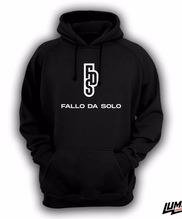 Fallo da solo crna Hoodie