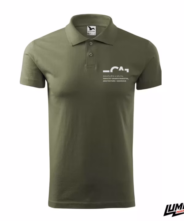 FGAG khaki polo majica logo na prsima