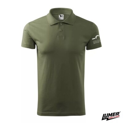 FGAG khaki polo majica logo na rukavu