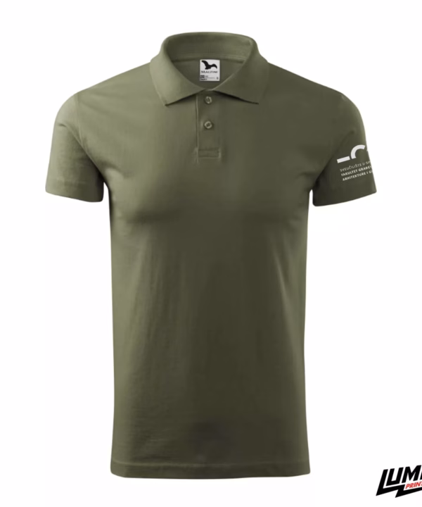 FGAG khaki polo majica logo na rukavu