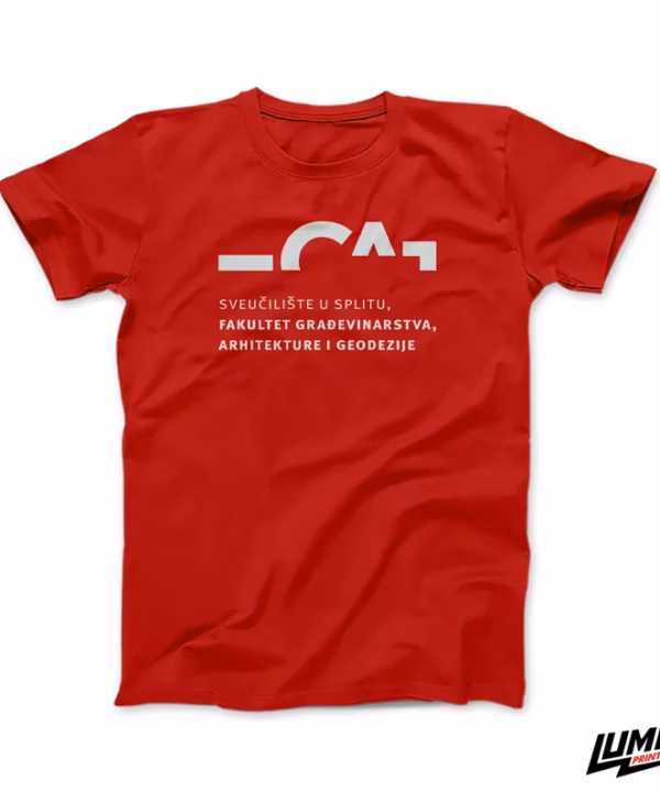 FGAG crvena majica veliki logo