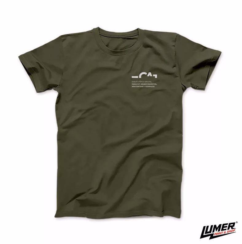 FGAG khaki majica mali logo