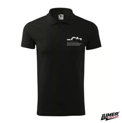 FGAG crna polo majica logo na prsima