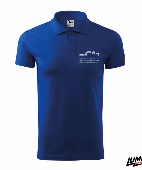 FGAG plava polo majica logo na prsima