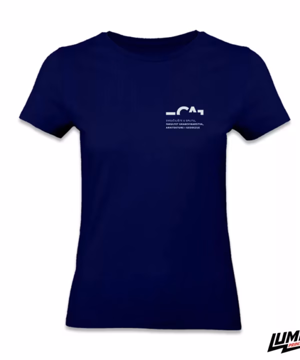 FGAG ženska navy majica mali logo
