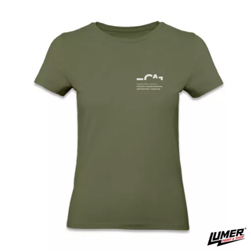 FGAG ženska khaki majica mali logo