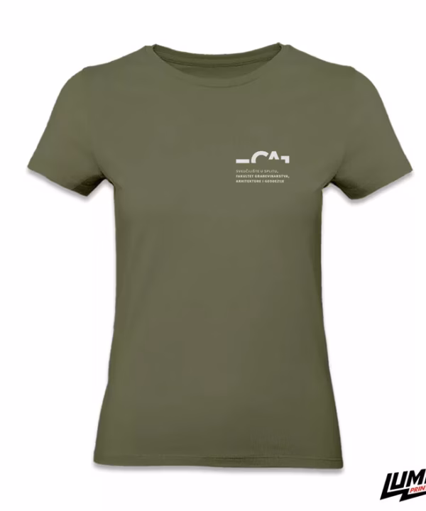 FGAG ženska khaki majica mali logo