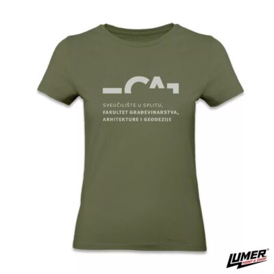FGAG ženska khaki majica veliki logo
