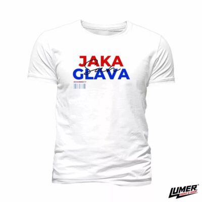 Jaka San Glava Barcode bijela
