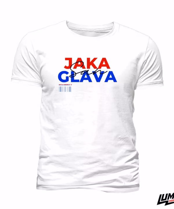 Jaka San Glava Barcode bijela