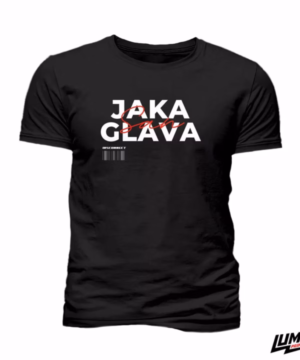 Jaka San Glava Barcode crna