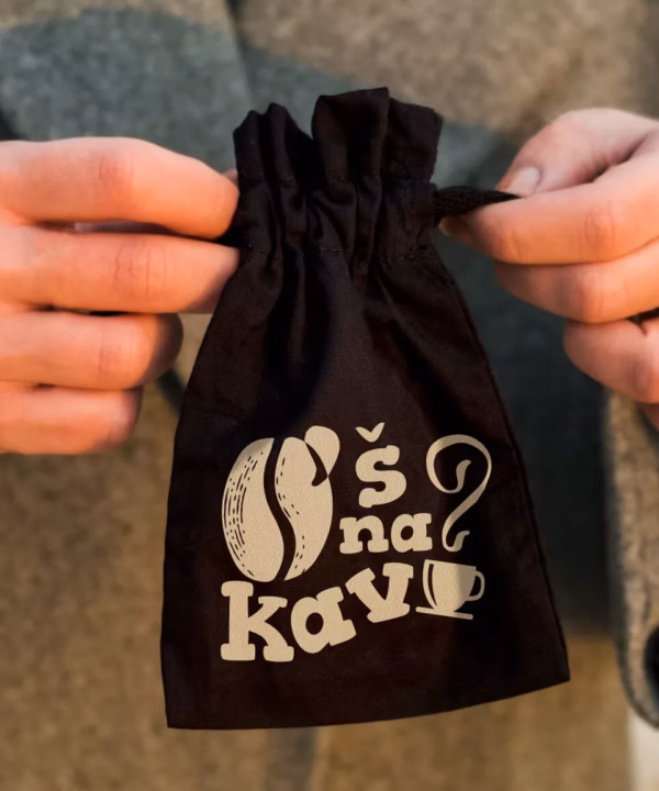 Vrećica za...Oš na kavu (crna)