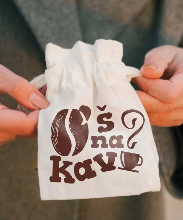 Vrećica za...Oš na kavu (bijela)