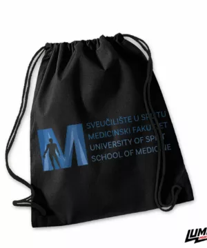 MEFST ruksak logo + tekst black