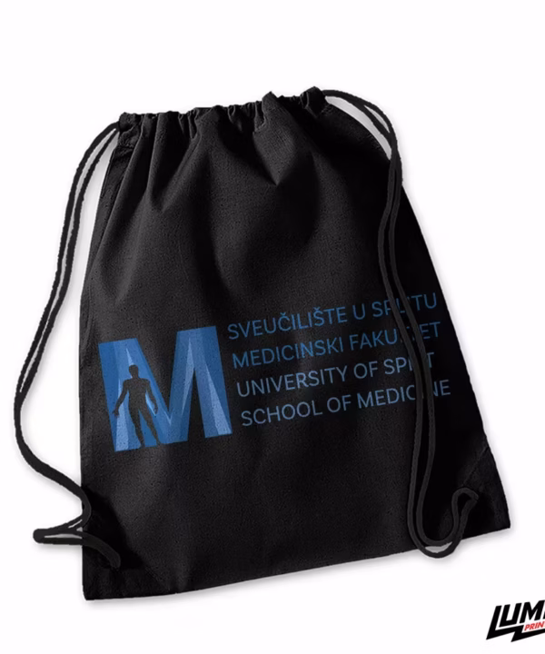 MEFST ruksak logo + tekst black