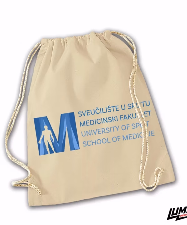 MEFST ruksak logo + tekst natural