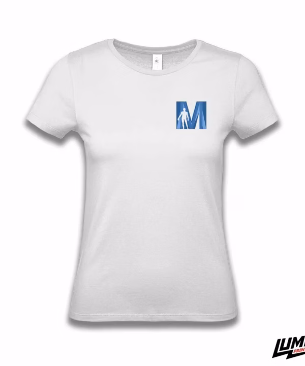MEFST T-shirt ženski white mali logo