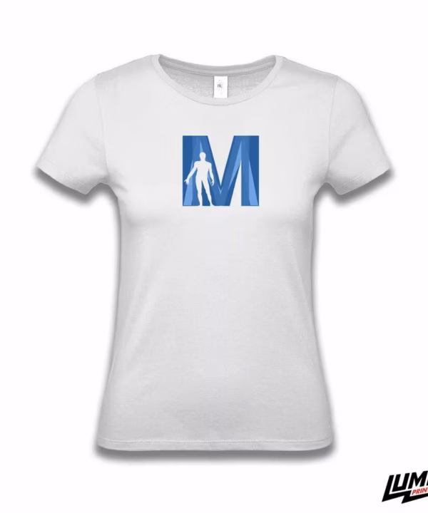 MEFST T-shirt ženski white veliki logo