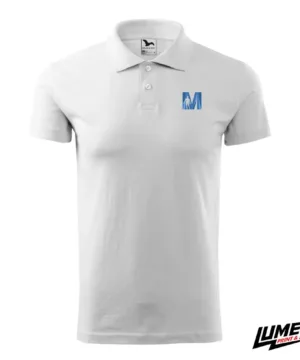MEFST Logo polo - white