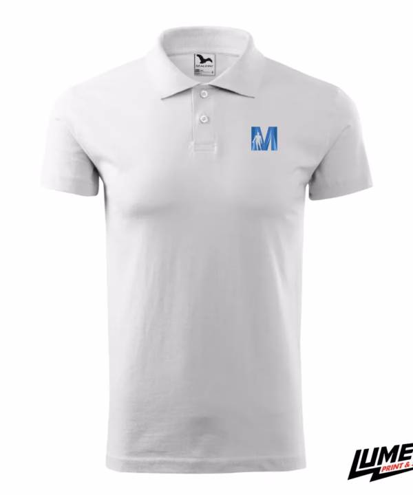 MEFST Logo polo - white