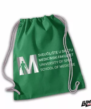 MEFST ruksak logo + tekst Bottle green