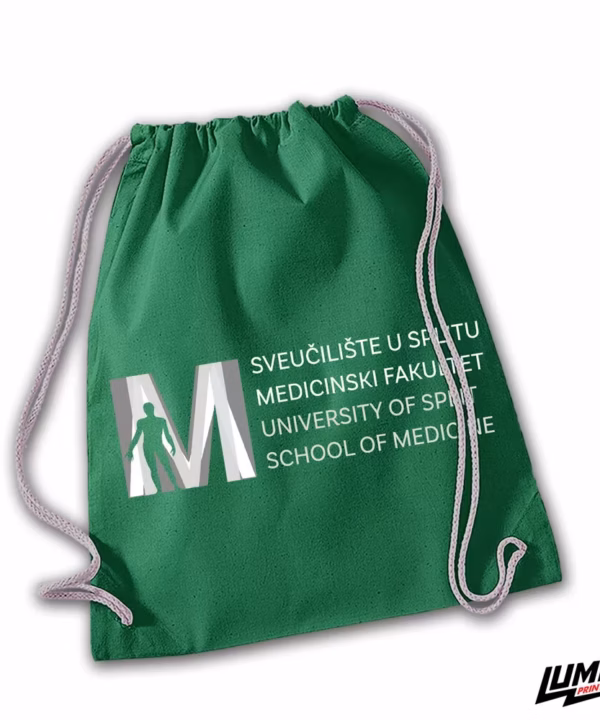 MEFST ruksak logo + tekst Bottle green