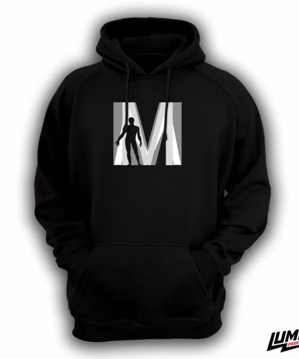 MEFST Hoodie black veliki logo