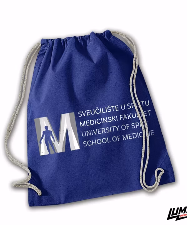 MEFST ruksak logo + tekst navy