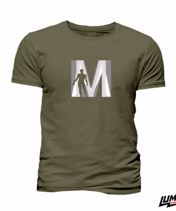 MEFST T-shirt khaki veliki logo