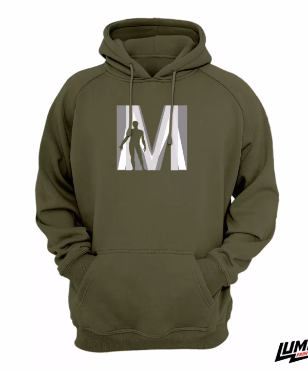 MEFST Hoodie khaki veliki logo