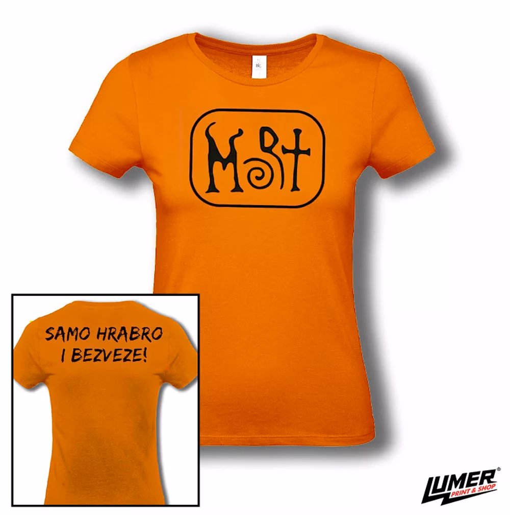 M.O.R.T. Samo Hrabro i Bez Veze Orange ženska