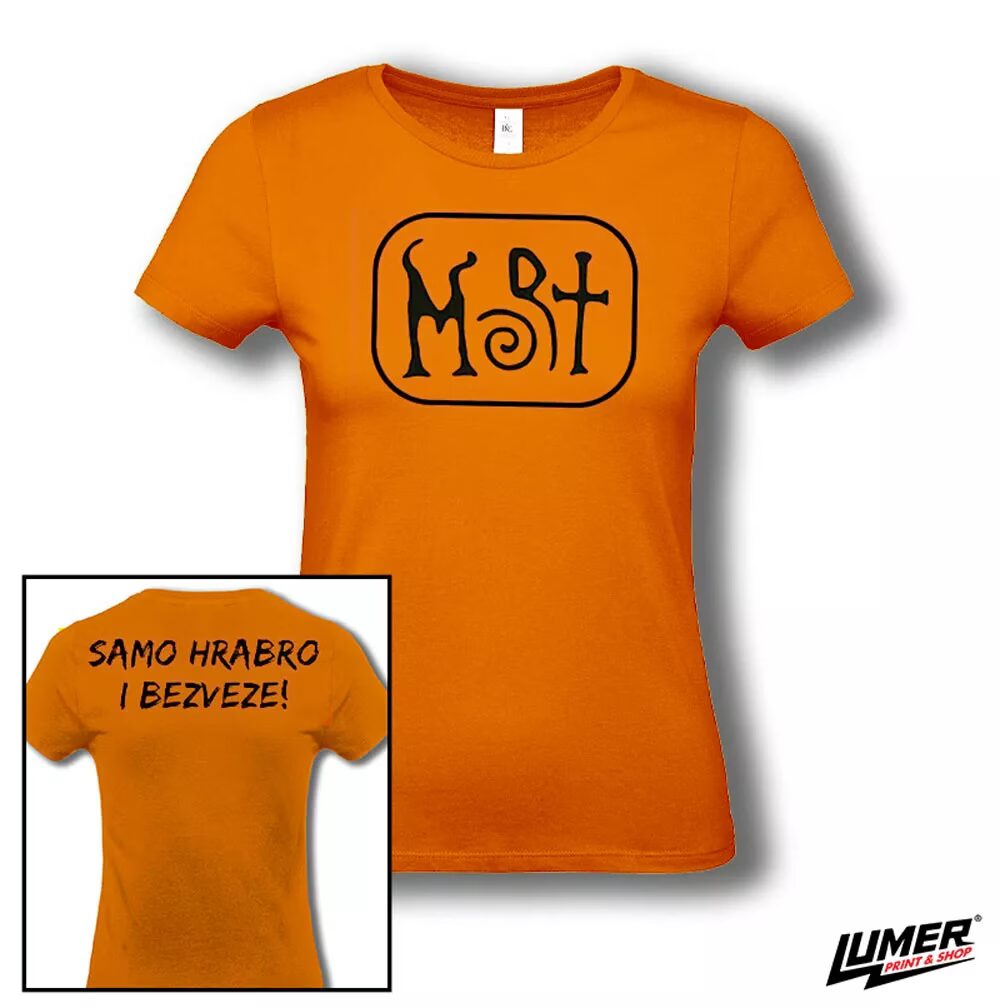 M.O.R.T. Samo Hrabro i Bez Veze Orange ženska