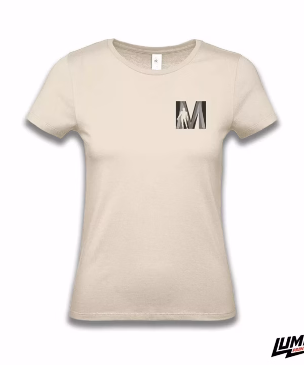 MEFST T-shirt ženski natural mali logo