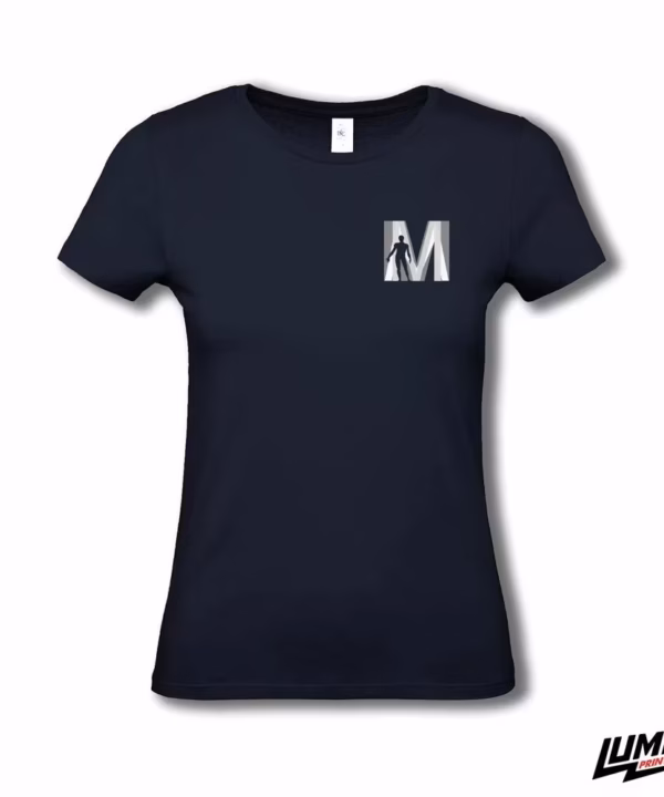 MEFST T-shirt ženski navy mali logo