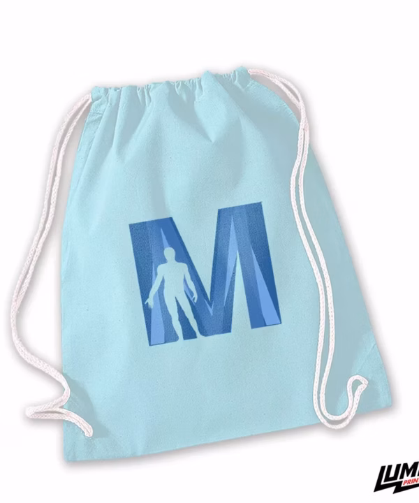 MEFST ruksak logo pastelno plavi