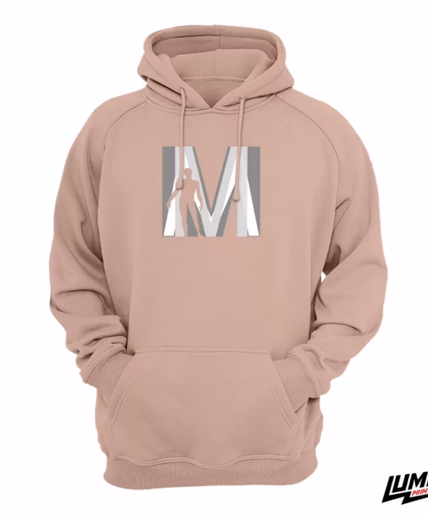 MEFST Hoodie soft rose veliki logo