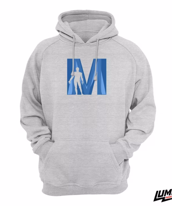 MEFST Hoodie Sport grey veliki logo