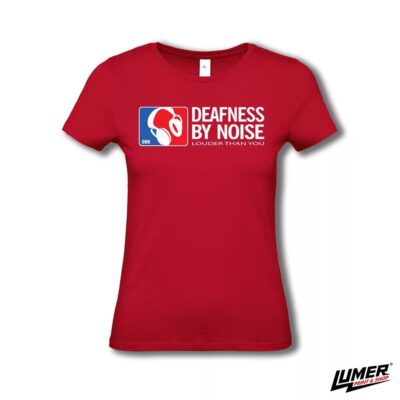 Deafness by Noise Louder Than You Red Female