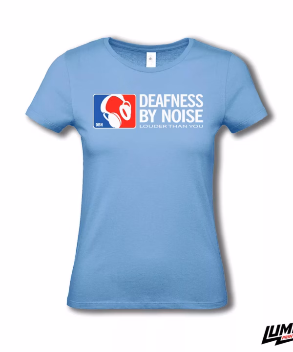 Deafness by Noise Louder Than You Sky Blue Female